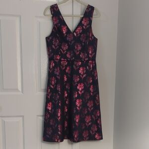 Draper James Pink Floral Midi Dress